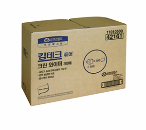 킴테크 퓨어 크린 와이퍼 300매
